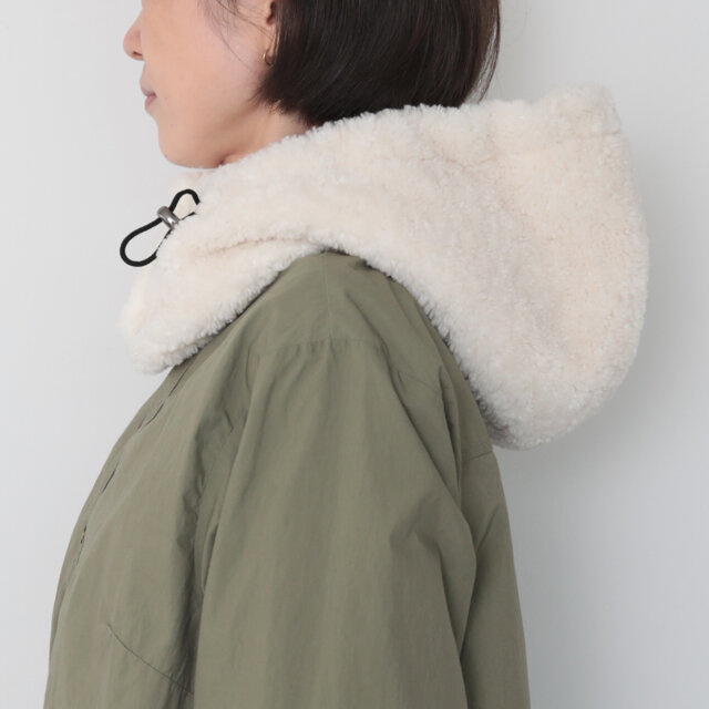 mokomoko balaclava / white