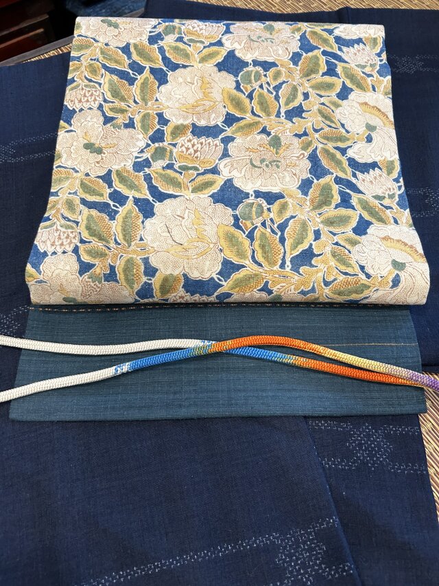 唯屋オリジナル　堺更紗なごや帯