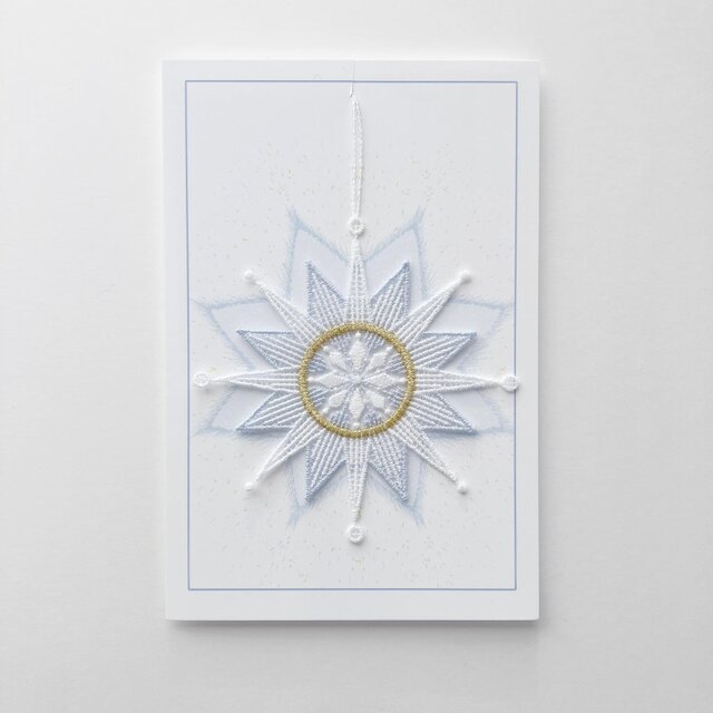 刺繍オーナメント・星降る夜 | iichi 日々の暮らしを心地よくする