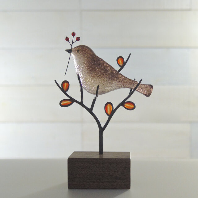 鳥のオブジェ［冬じたく］①