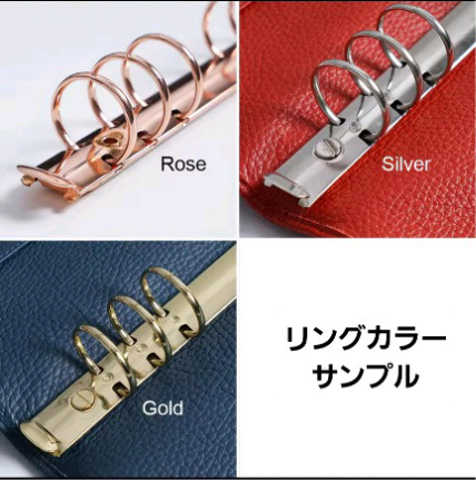 システム手帳 バイブル erika ＊選べるリング径&カラー | iichi 日々の