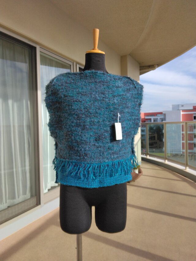 ブルーと紺のベスト