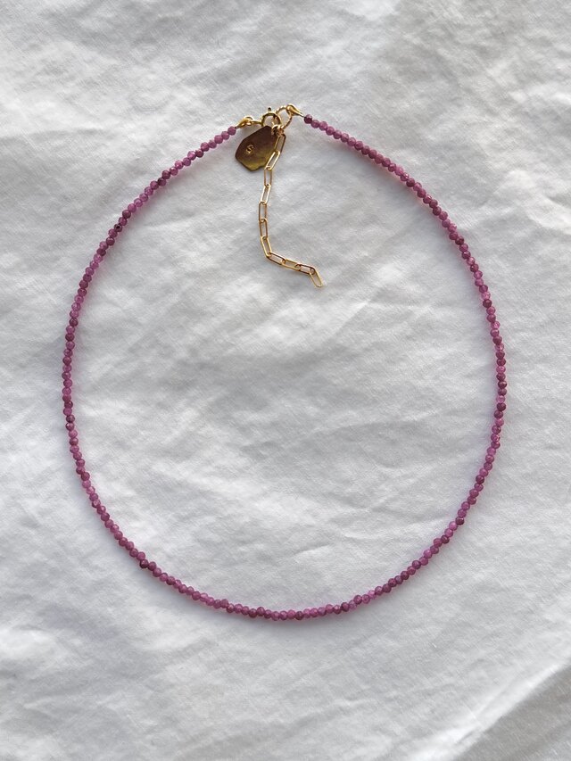 ルビー　チョーカーネックレス（TJ11041）