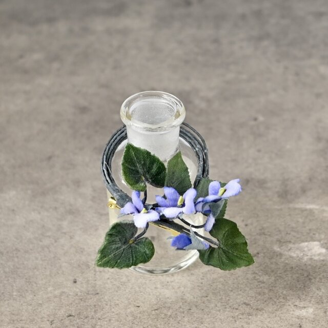 布花 プレゼントに人気の野のすみれのブローチ。 | iichi 日々の暮らし