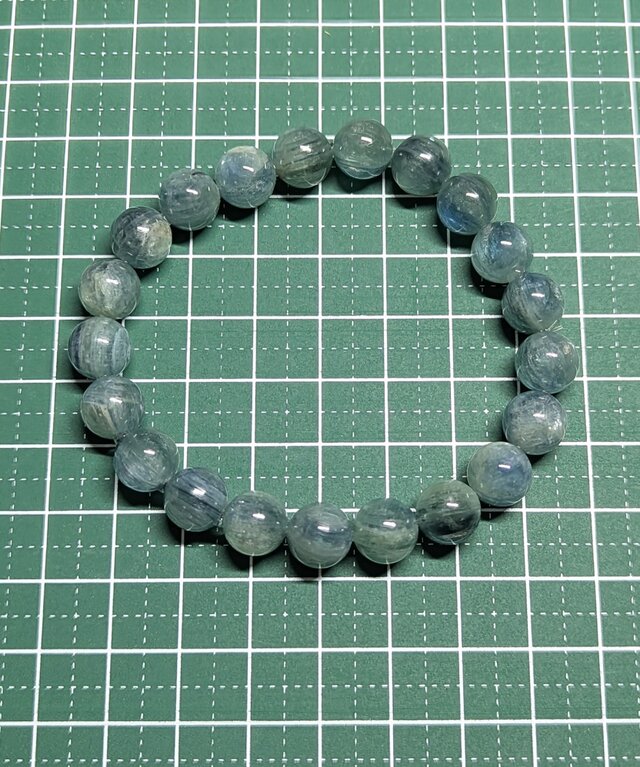 ★クリアグリーンカイヤナイト 12ミリ珠 ブレスレットD(SA) ☆クリアグリーンカイヤナイト 12ミリ珠 ブレスレットD(SA) カイヤ