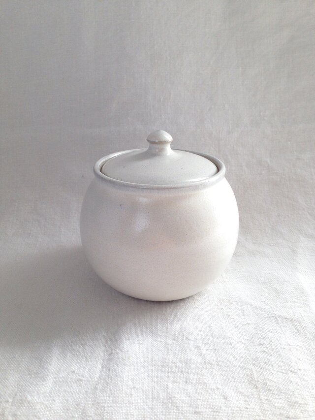 蓋物(アンティークホワイト)B