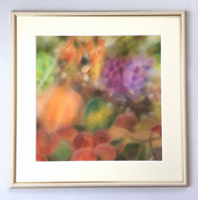 実りの時（パステル画　原画）