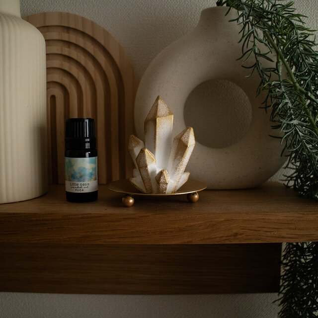 crystal aroma stone | クリスタルのアロマストーンオブジェ《香る