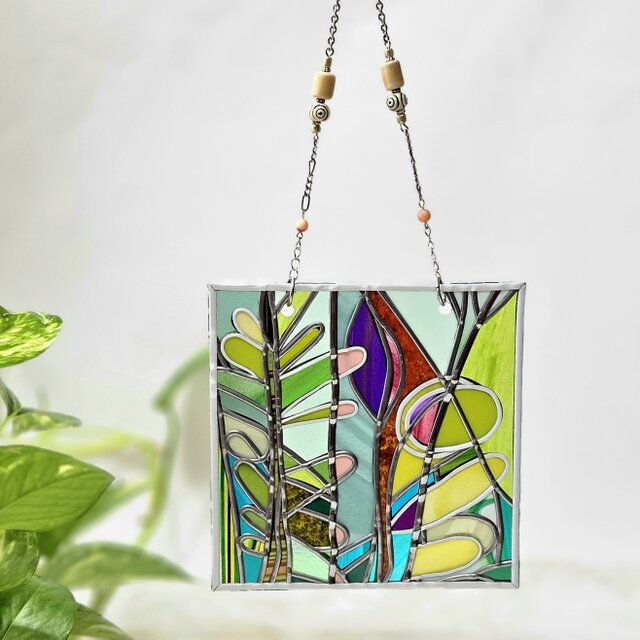 新作『One Earth Harmony ー緑風のめぐり』スクエアオーナメント