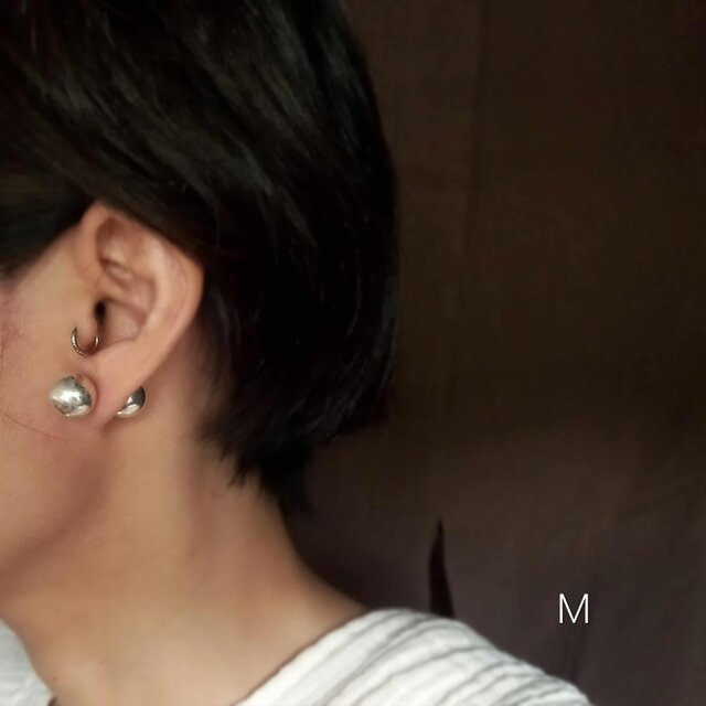 3サイズ / カレンシルバーボールピアス | iichi 日々の暮らしを
