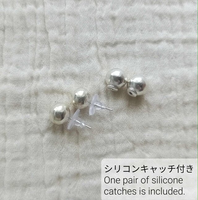 3サイズ / カレンシルバーボールピアス | iichi 日々の暮らしを