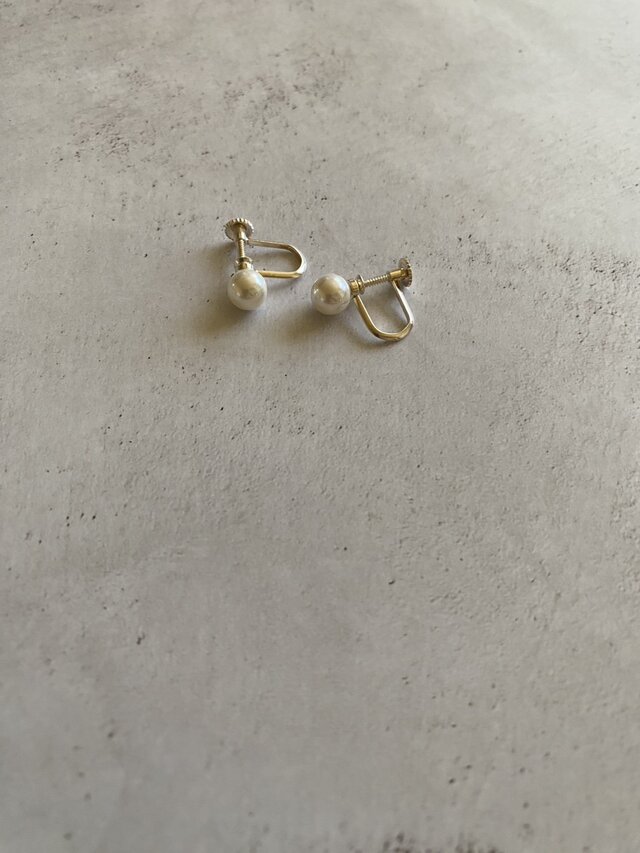 日本製SVジュエリーパールイヤリング 磨きパール6mm フォーマル