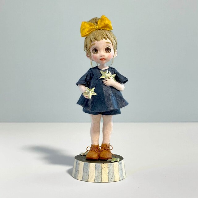 和紙人形　　ハンドメイド 創作和紙人形 夕涼み - MIYO-ART'S GALLERY | minne byGMOペパボ 国内