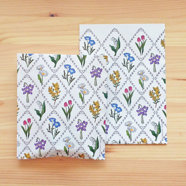 花のラッピング袋