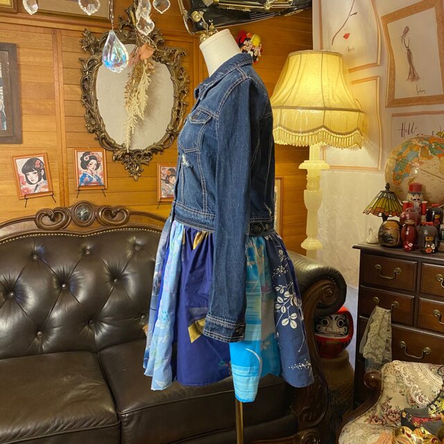 スカラップ】ロイヤルスチュアートチェックレッスンバッグとお着替え袋