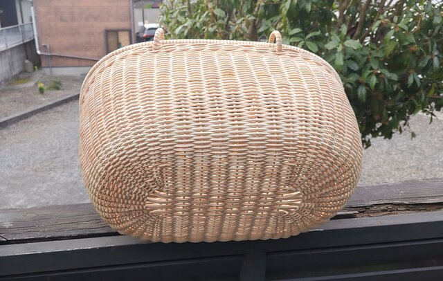 「昭和レトロ」良品 アンティーク 大型 藤製品 ピクニック バスケット 昭和レトロ」良品 アンティーク 大型 藤製品 ピクニック バスケット