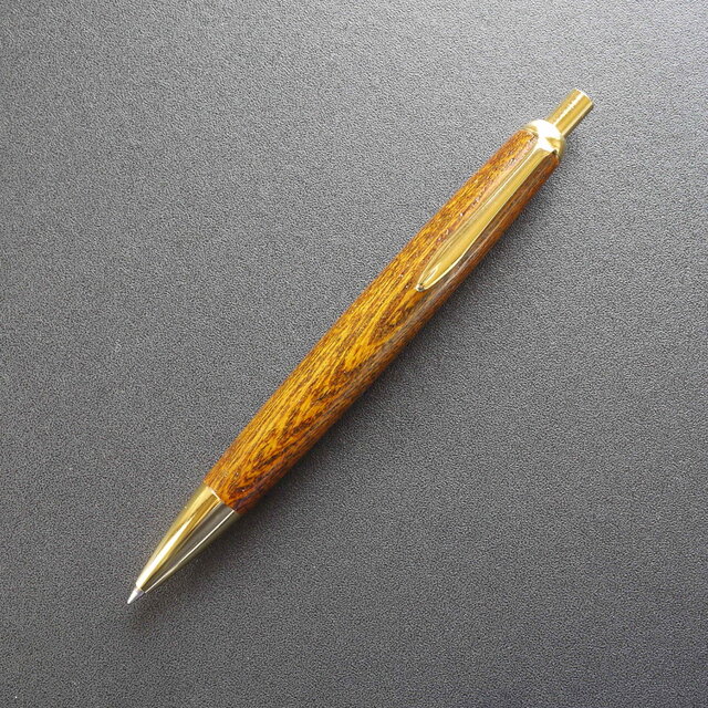 漆塗りボールペン　【欅・拭き漆】　≪送料無料≫