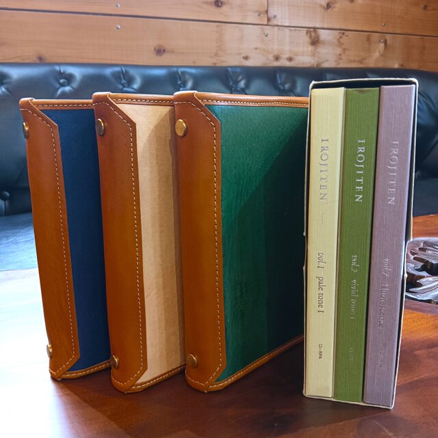 【希少】特別な価値ある「一点もの」＊鹿革B6システム手帳・バインダー バイブルサイズ【ジビエレザー】