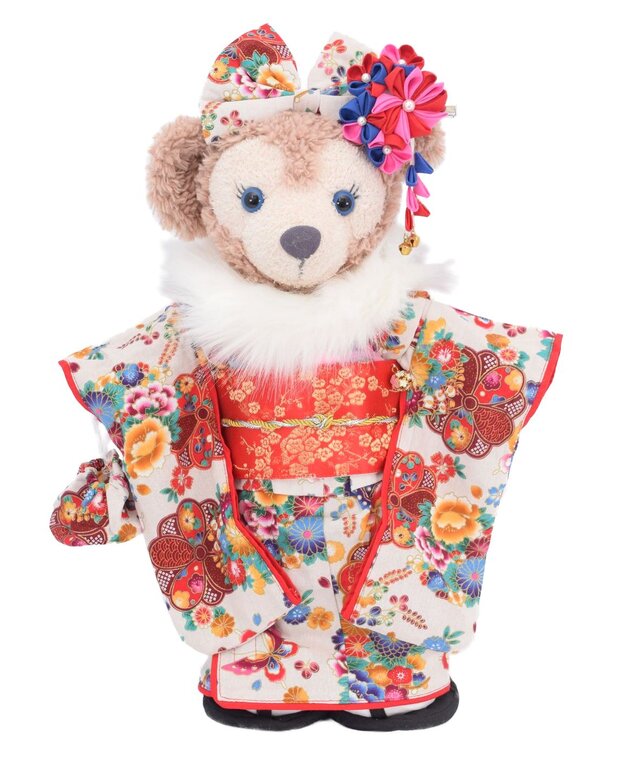 シェリーメイ 着物 着せ替え コスチューム ケープ&草履付 金彩 振袖セット No.237 本体無 Sサイズ用 送料無料