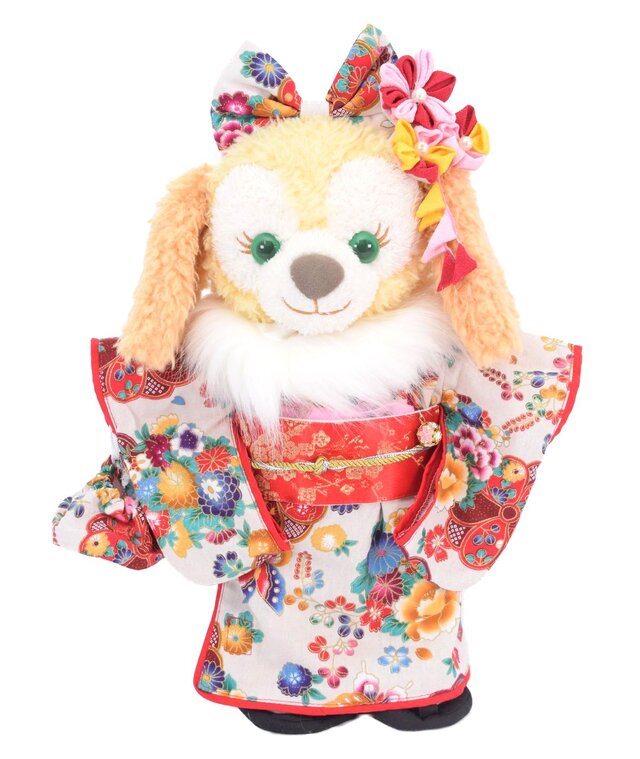 クッキーアン 着物 着せ替え コスチューム ケープ&草履付 金彩 振袖セット No.13 本体無 Sサイズ用 送料無料