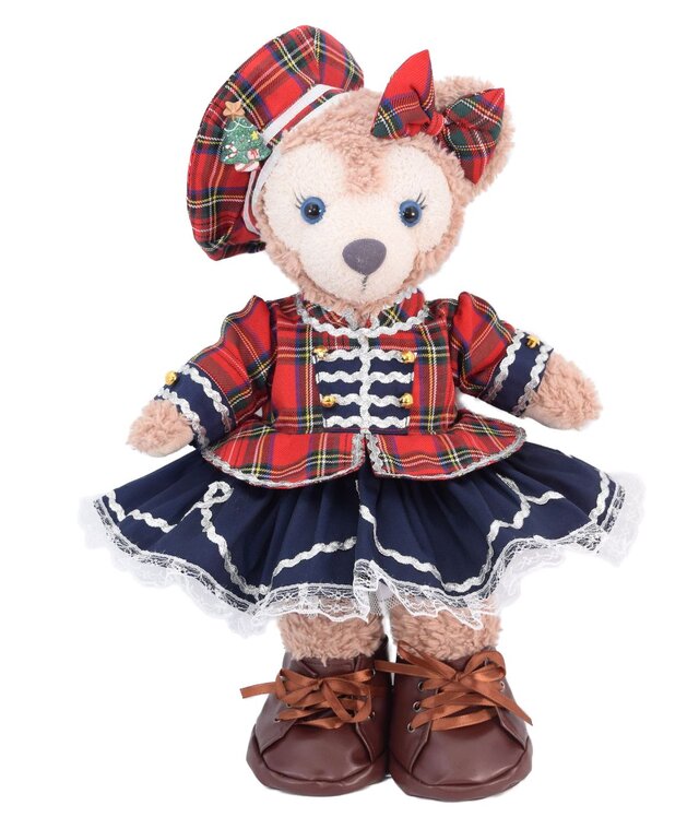 シェリーメイ 服 着せ替え コスチューム スコットランドチェックドレス クリスマス 本体無 Sサイズ用 送料無料