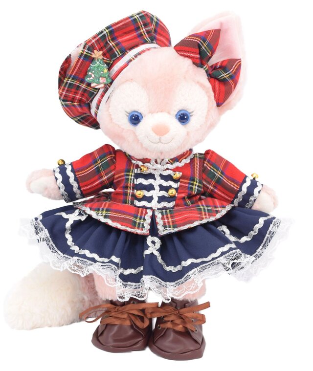 リーナベル 服 着せ替え コスチューム スコットランドチェックドレス クリスマス 本体無 Sサイズ用 送料無料