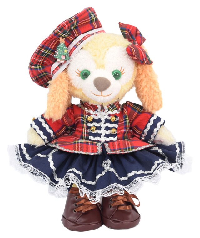 クッキーアン 服 着せ替え コスチューム スコットランドチェックドレス クリスマス 本体無 Sサイズ用 送料無料