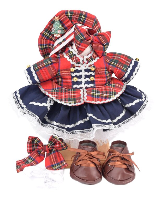 クッキーアン 服 着せ替え コスチューム スコットランドチェックドレス