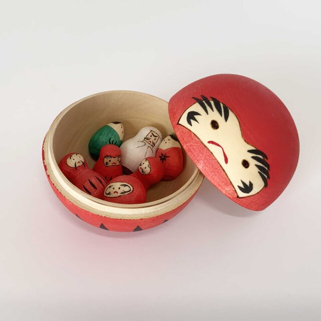 だるまづくし 木のおもちゃ | iichi 日々の暮らしを心地よくする