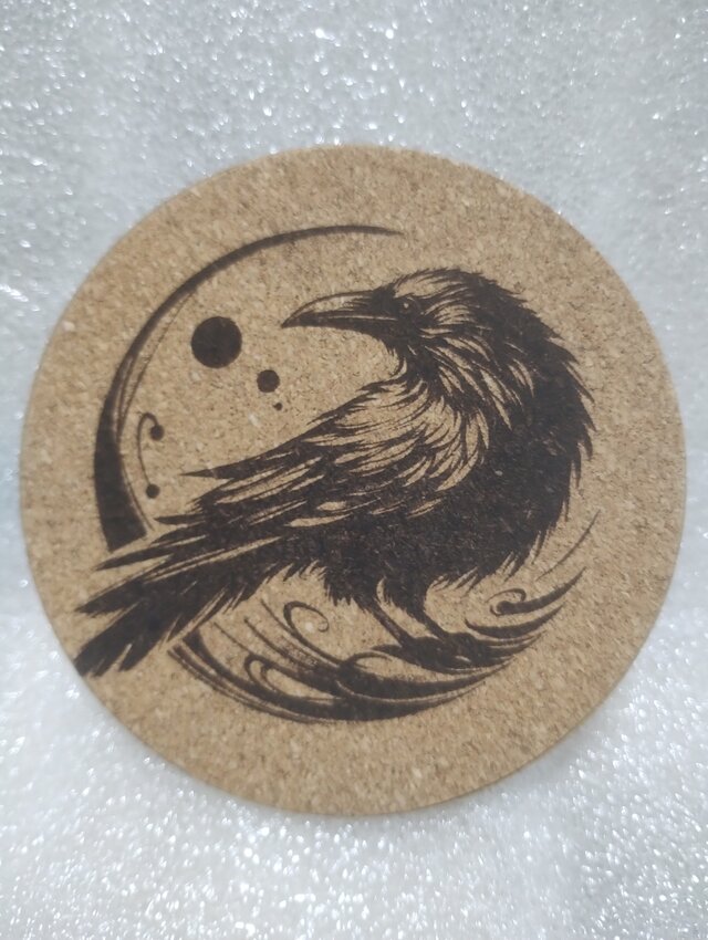 コースター　カラス