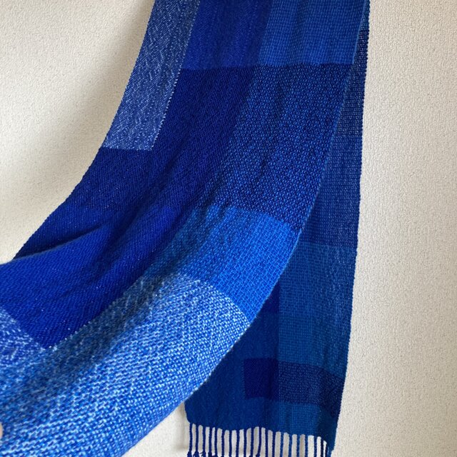 手織り】ウールのマフラー・送料無料・ | iichi 日々の暮らしを