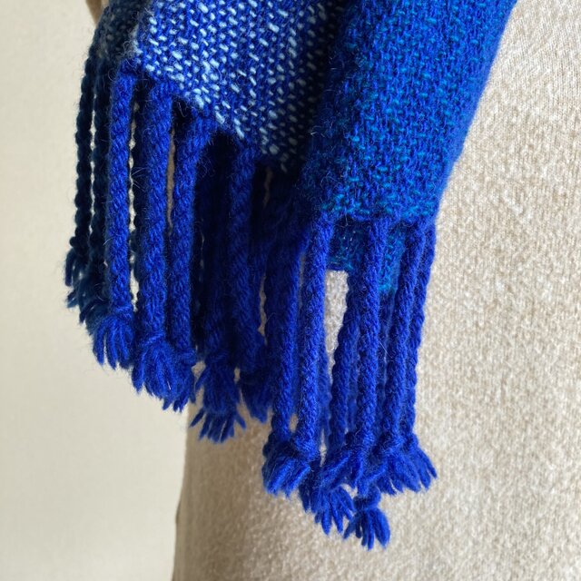 手織り】ウールのマフラー・送料無料・ | iichi 日々の暮らしを