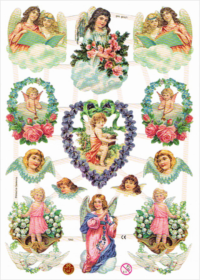 ドイツ製クロモス 双子の天使 ラメなし　DA-CH041（Made in Germany)