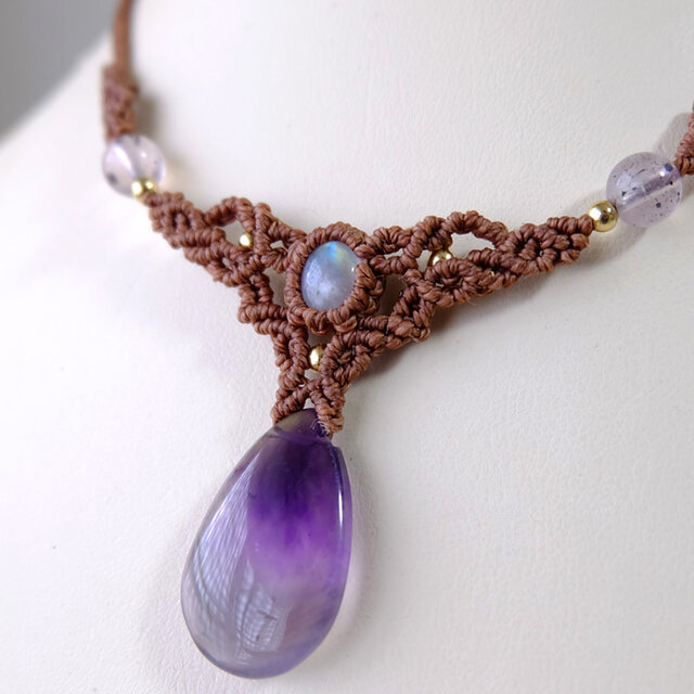 インド産 ファントムアメジスト ・ムーンストーン（インド産