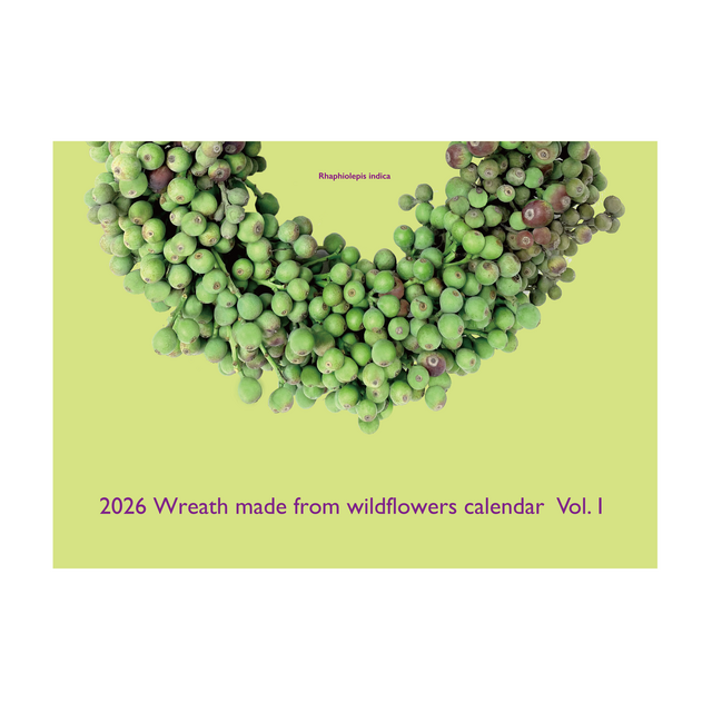 カレンダー 2026 Wreath made from wildflowers calendar Vol.1