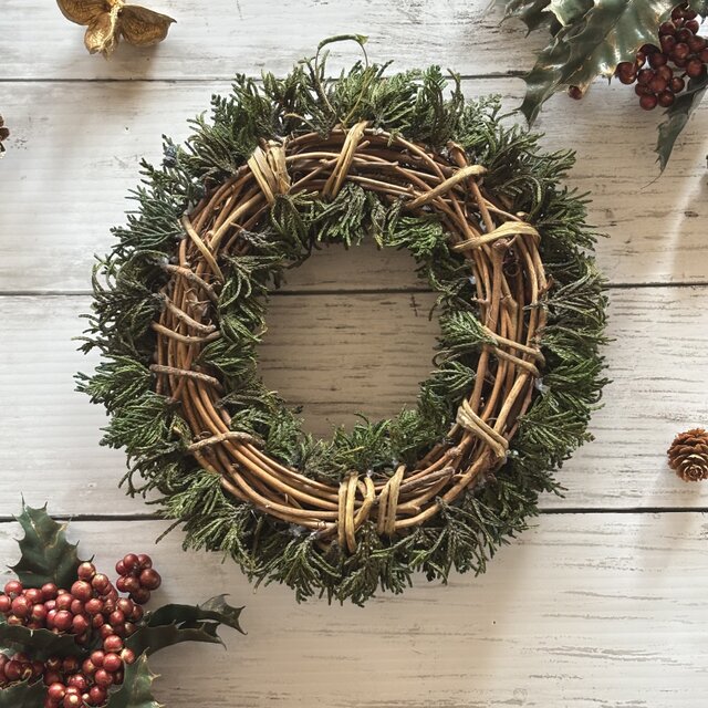 2025クリスマス！赤いリンゴのクリスマスリース | iichi 日々の暮らし