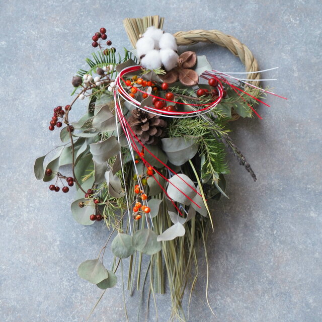 森のお正月飾り42cm | iichi 日々の暮らしを心地よくするハンドメイド