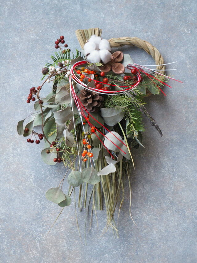 森のお正月飾り42cm | iichi 日々の暮らしを心地よくするハンドメイド