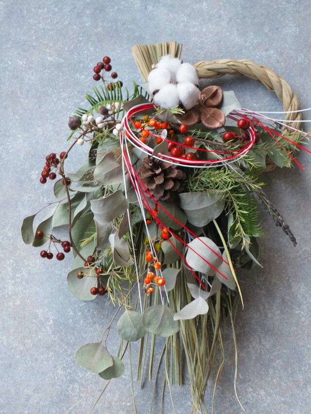 森のお正月飾り42cm | iichi 日々の暮らしを心地よくするハンドメイド