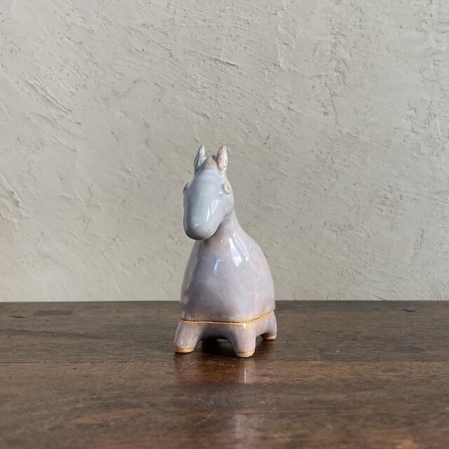 萩焼 干支 馬の香合 | iichi 日々の暮らしを心地よくするハンドメイド