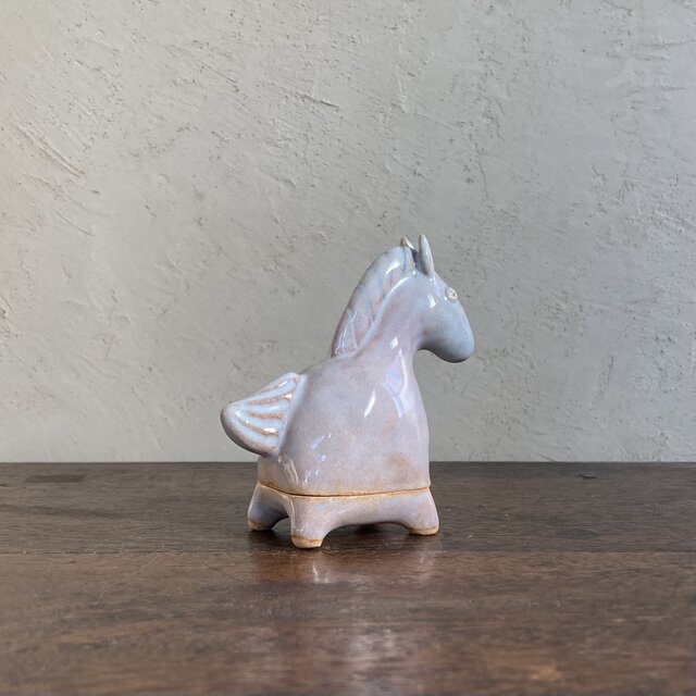 萩焼 開運 馬 干支 置物 萩焼 開運 馬 干支 置物