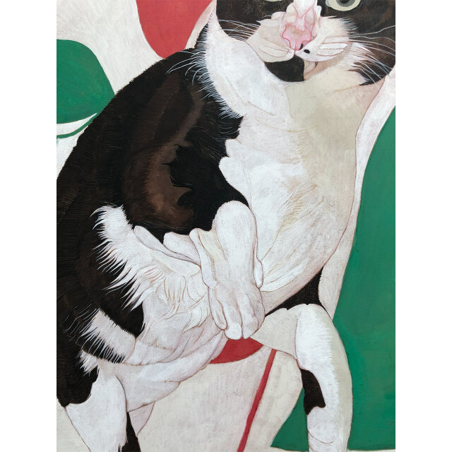 猫　原画 ウメ15」猫イラスト（原画） | iichi 日々の暮らしを心地よくする