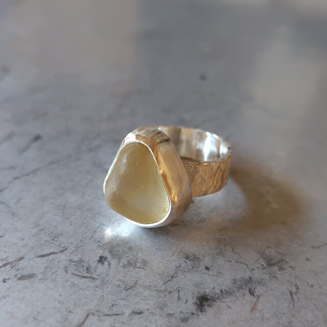 シトリンシルバーリング#12.5〜13