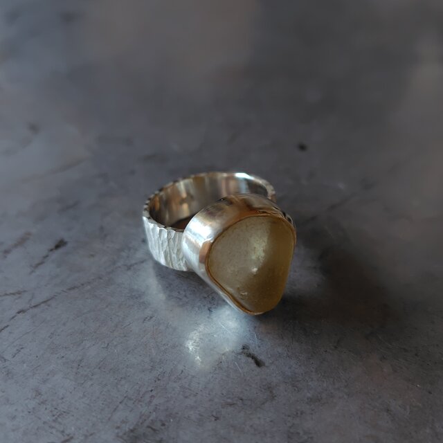 シトリンシルバーリング#12.5〜13 | iichi 日々の暮らしを心地よくする