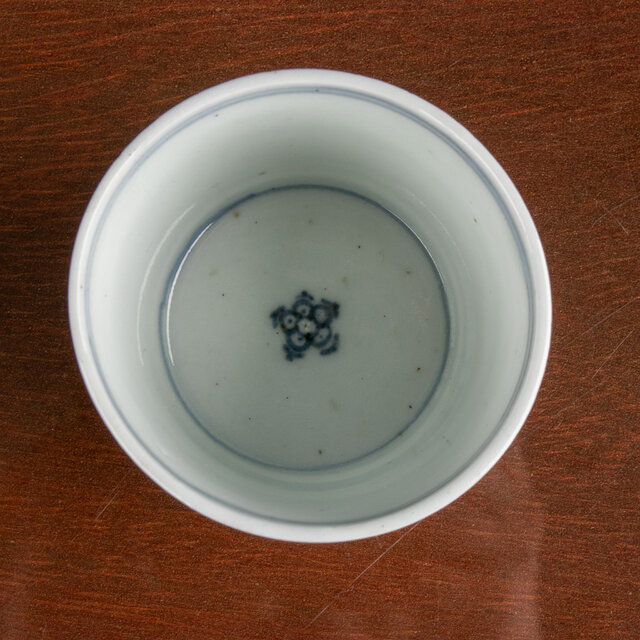 古伊万里 染付 暦文蕎麦猪口 江戸後期 | iichi 日々の暮らしを心地よく