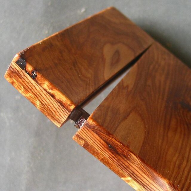 屋久杉】木製名刺入れ 光明杢の輝きが綺麗 | iichi 日々の暮らしを