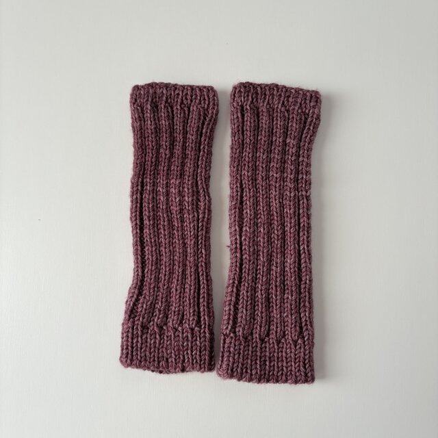 ✴︎受注制作✳︎アームウォーマー　小豆