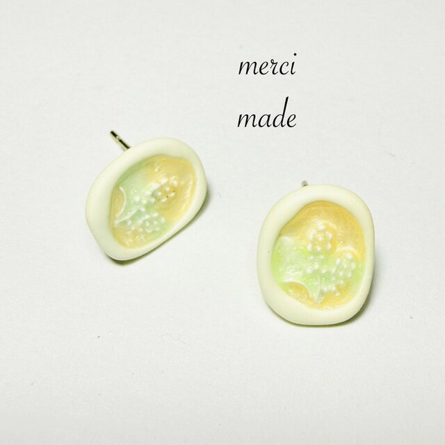 （一点物）botanical flower ／mini pierce