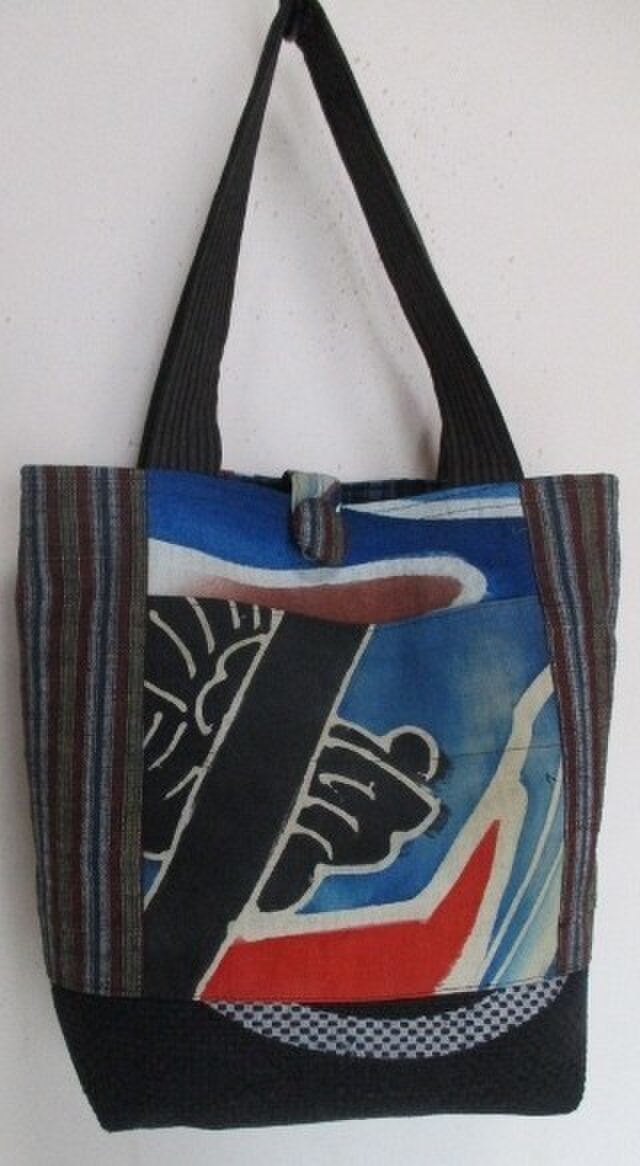 ８５２４　五月旗で作った手提げ袋