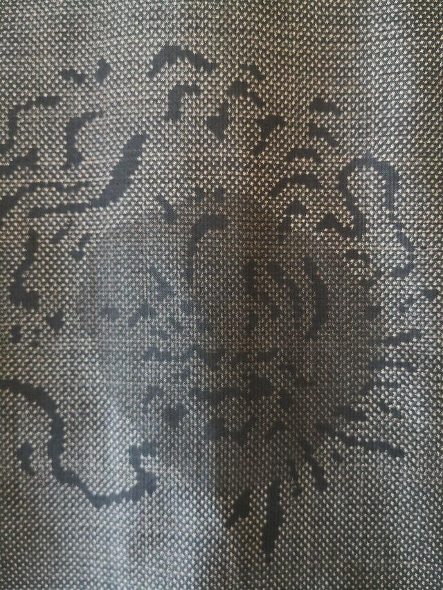 ギャザー大島紬（薄茶地植物吉祥文 7マルキ泥染め）裏地あり | iichi